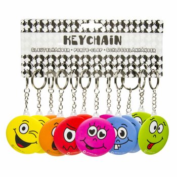 SMILEY SLEUTELHANGERS MET SPIEGEL (48st.)