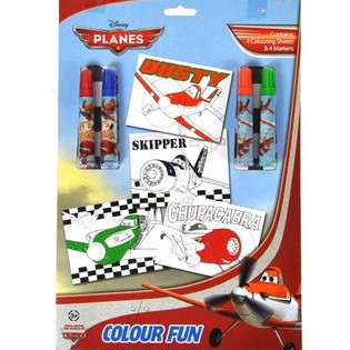 DISNEY PLANES 8-DELIGE TEKENSET (24st.)