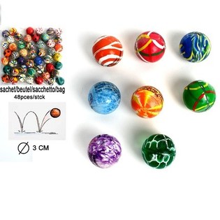 MIX UITDEEL STUITERBALLEN - Ø 3 CM. (48st.)
