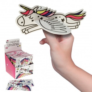 EENHOORN (UNICORN) FOAM VLIEGTUIGEN IN DISPLAY (48st.)