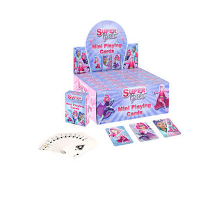 MINI SPEELKAARTEN – MODEL: SUPER GIRLS IN DISPLAY (24st.)