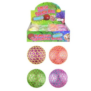 LICHTGEVENDE SQUISHY BAL – FELLE KLEUREN (12st.)