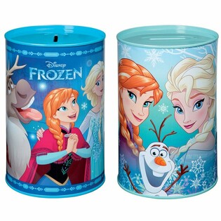 MIX FROZEN SPAARPOT BLIKKEN, Afm. 15 x 10 x 10 Cm. (20st.)
