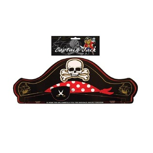 CAPTAIN JACK PIRATEN MUTS. (1 Zak a 6st.)
