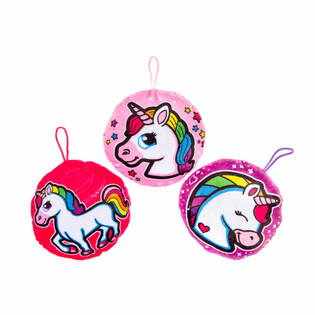 PLUCHE UNICORN / EENHOORN - 13 Cm. (24st.)