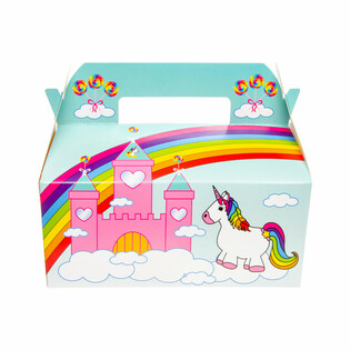 MENUBOX UNICORN / EENHOORN - 22.5 x 12 x 9.5 Cm. (24st.)