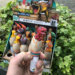 3D DINOSAURUS BELLENBLAAS STAAF IN DISPLAY (24st.)