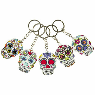 DOODSKOP / SKULL SLEUTELHANGERS (48st.)