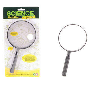 SCIENCE EXPLORER - XL VERGROOTGLAS OP KAART (1st.)