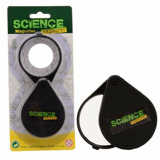 SCIENCE EXPLORER - OPVOUWBAAR VERGROOTGLAS OP KAART (6st.)
