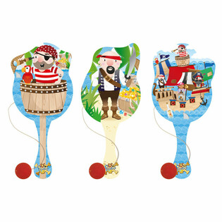 PIRATEN PADDLE BAT BAL SPEL (12st.)