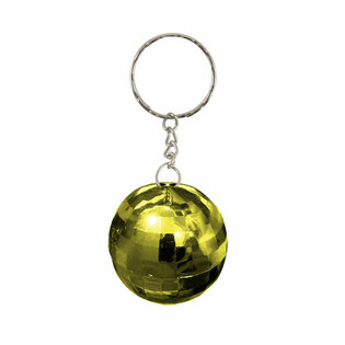 DISCO BAL SLEUTELHANGERS - GOUD (12st.)