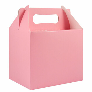TRAKTATIEDOOSJE KLEUR: ROZE 14x18x10 Cm. (12st.)