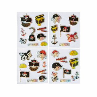 GLITTER STICKERS - MODEL: PIRAAT (100st.)