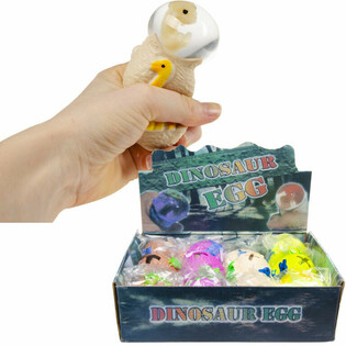 Squeeze Dinosaurus Eieren in Display (12 stuks)
