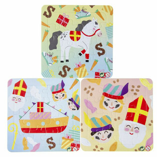 SINTERKLAAS PUZZELS - 14 x 14 Cm. (50st.)