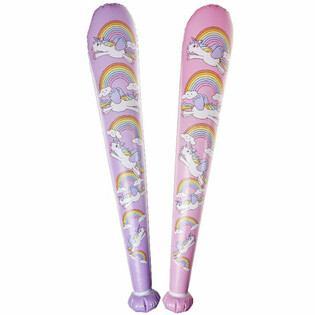 GROTE UNICORN OPBLAASBARE KNUPPEL - 85CM LANG - MIX KLEUREN (12st.)