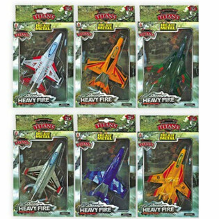 METALEN DIE CAST - F16 - VLIEGTUIGEN (6st.)