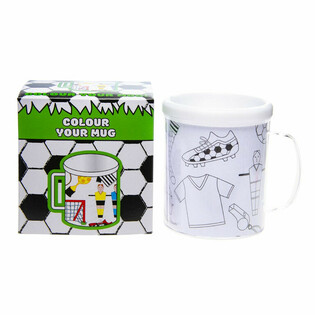 VOETBALLERS - KLEUR JE EIGEN DRINKBEKER (2st.)