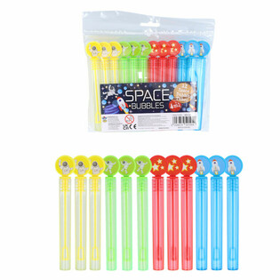 GEKLEURDE RUIMTE / SPACE BELLENBLAAS STAVEN (1 Verpakking a 12st.)