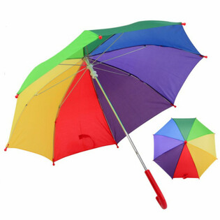 PARAPLU - REGENBOOG / RAINBOW Ø68 Cm (12st.)
