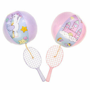 PADDLE RACKET MET BAL - UNICORN (12st.)