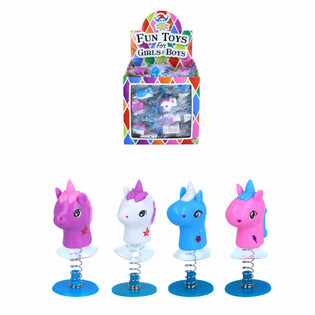 OMHOOG SPRINGENDE UNICORNS - IN DISPLAY (72st.)