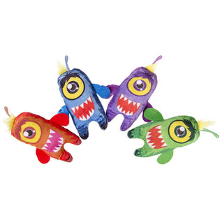 PLUCHE MONSTERS - MIX KLEUREN (24st.)