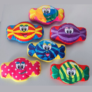 PLUCHE SNOEP - MIX KLEUREN (24st.)