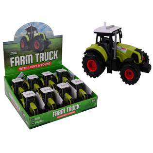 FARM TRACTOR MET LICHT EN GELUID - IN DISPLAY (8st.)
