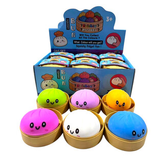 RAGE - Squishy Bun Dumplings GROOT (Afm. 8.5 x 8.5 x 4.8 Cm) - Viral 2026 Fidget Toy (12st.)