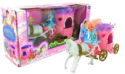 Art.nr: 43843 - PRINCESSEN KOETS MET PAARD