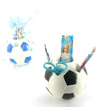 Art.nr: 44133 - VOETBAL PENNENBAK INCL. POTLODEN ETC. (10st.)