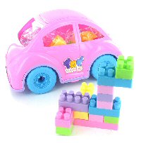 Art.nr: 44838 - GROTE MEIDEN AUTO VOL MET BOUWSTENEN
