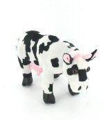 Art.nr: 45082 - PLUCHE KOE MET GELUID - 25 Cm (2st.)