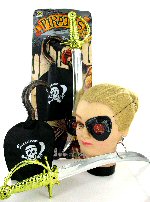 Art.nr: 45550 - PIRATEN SET OP KAART (6st.)