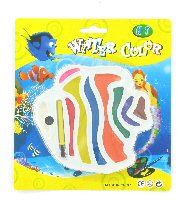Art.nr: 45675 - WATER VERF SET - MODEL VIS OP KAART (12st.)