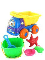 Art.nr: 46037 - GROTE STRANDSET - MODEL KIEPWAGEN (2st.)