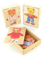 Art.nr: 50488 - LEUKE HOUTEN PUZZEL (12st)