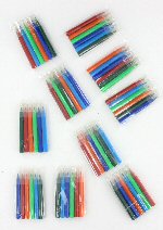 Art.nr: 62709B - 6 VILTSTIFTEN IN EEN PLASTIC VERPAKKING (24st.)