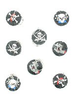 Art.nr: 63537 - MIX SLEUTELHANGERS PIRAAT (24st.)