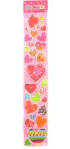 Art.nr: 64701 - STICKERVEL - HARTEN (50st.)
