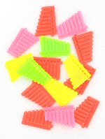 Art.nr: 65585 - PLASTIC GRABBELTON FLUITJES (100st.)