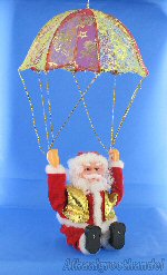 Art.nr: 91477 - TUIMELENDE KERSTMAN PARACHUTIST (2st.)