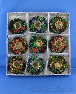 Art.nr: 92979 - 9 KERST KAARS HOUDERS IN DOOS