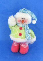 Art.nr: 94238 - VROLIJK GEKLEURDE SNEEUWPOP (6st.)